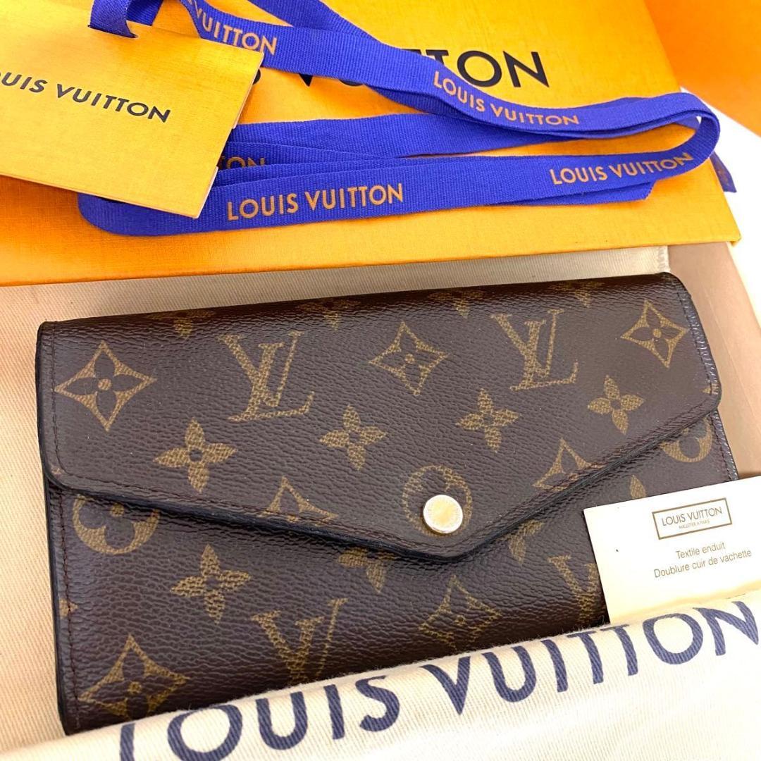 ルイ ヴィトン◎ポルトフォイユ サラ 長財布 モノグラム フラップ 新型 大容量