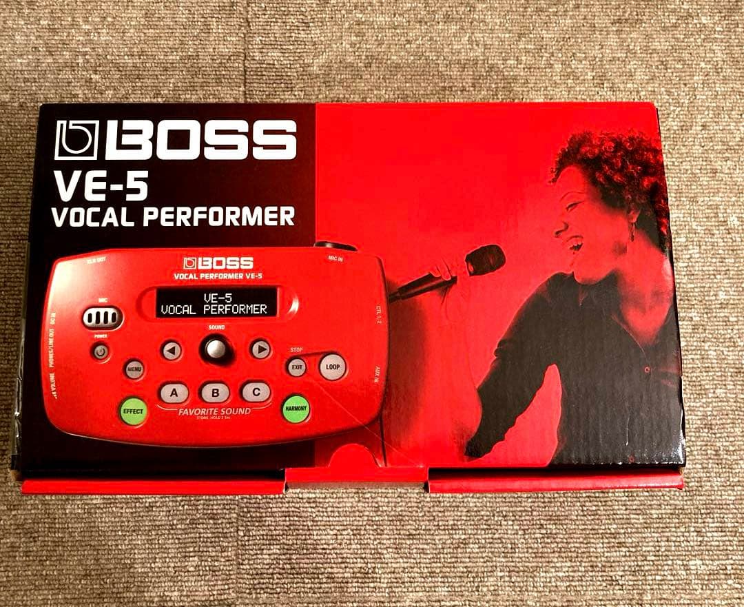 BOSS VE-5 ボーカルパフォーマー ヴォーカル用エフェクター　6月上旬まで