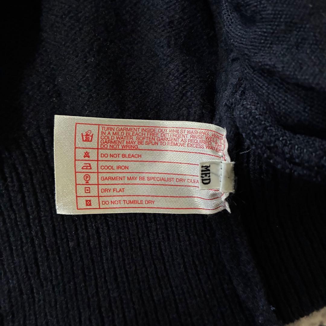 johnsmedly ドライバーズニット ウール M ダークネイビー