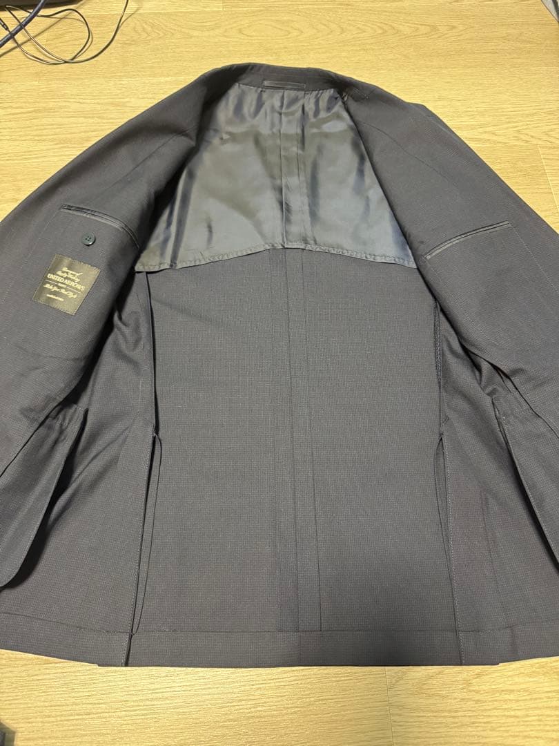 ユナイテッドアローズ スーツ M 上下セット ネイビースーツ