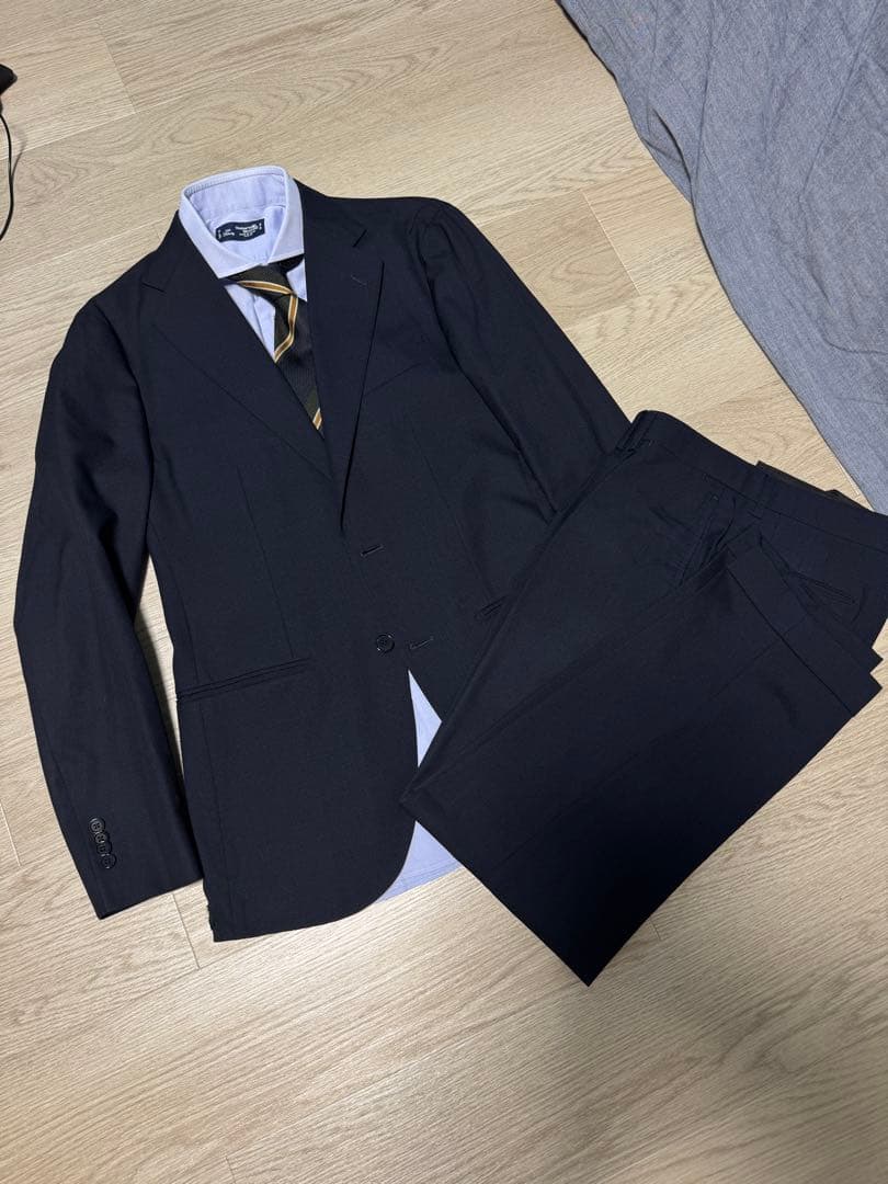 ユナイテッドアローズ スーツ M 上下セット ネイビースーツ