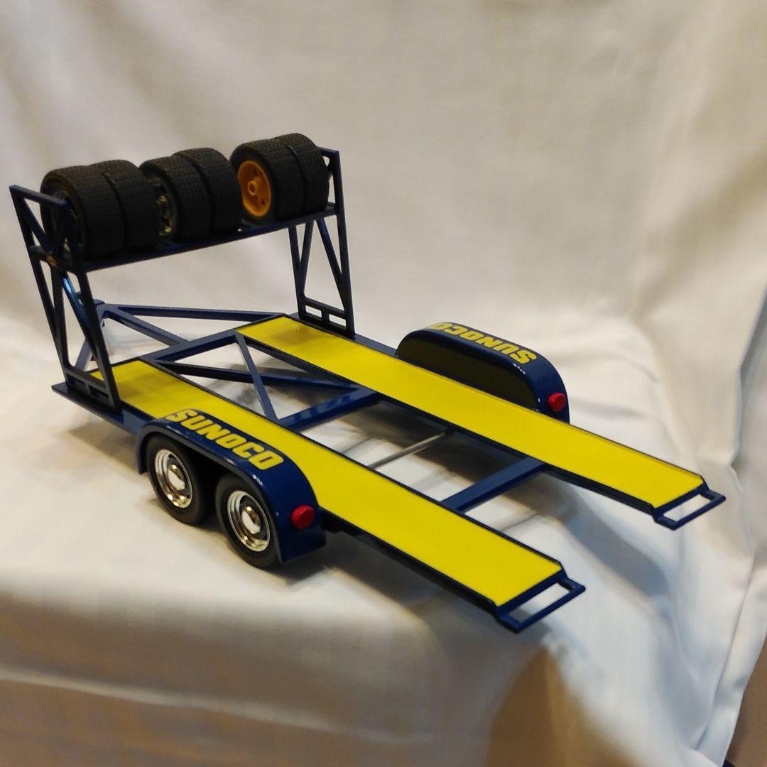 18/1ミニカー【激レアSUNOCO Trailer & Shop Set