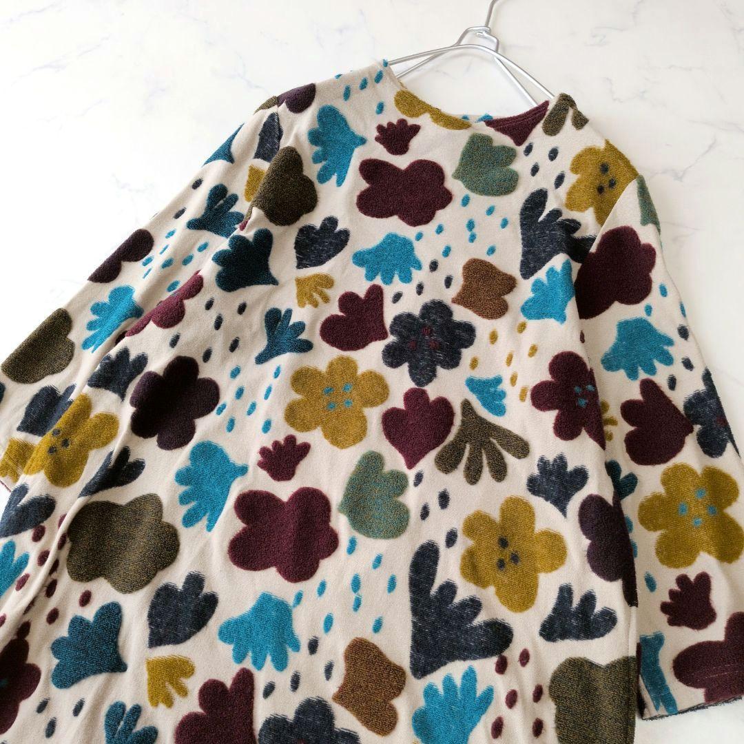 M.&KYOKO エムアンドキョウコ 佐藤繊維 ロングワンピース フラワー F