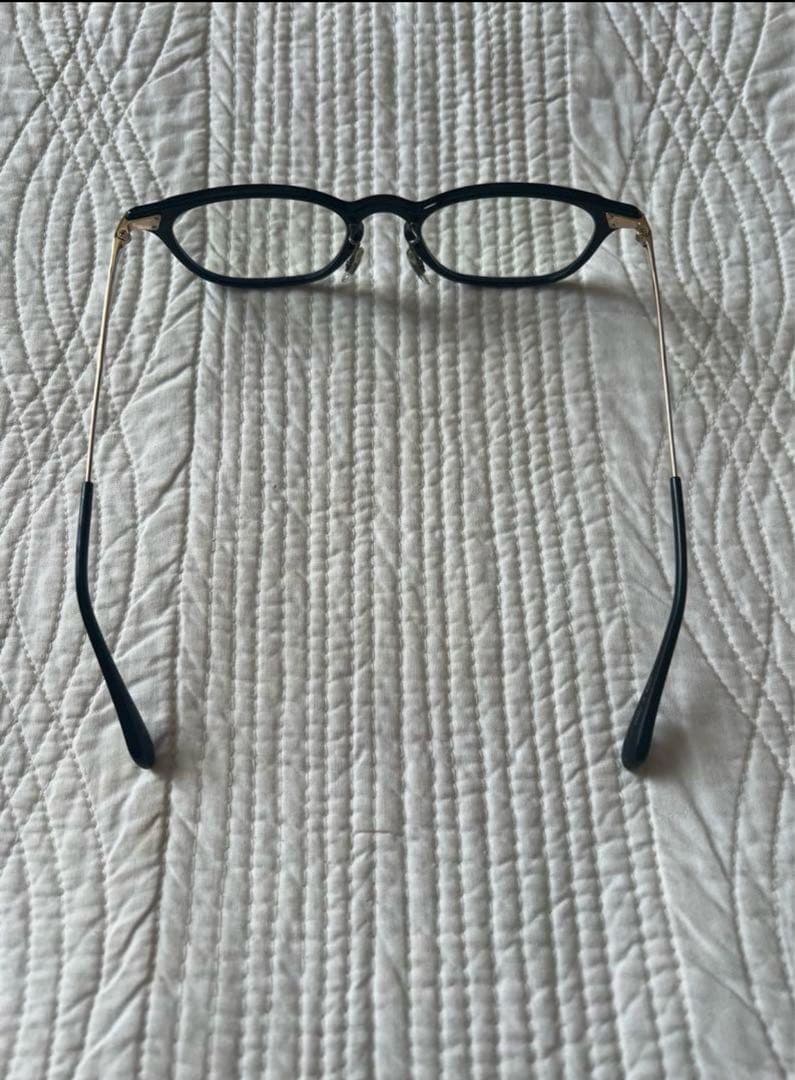 オリバーピープルズ　オーバル型メガネ ブラック