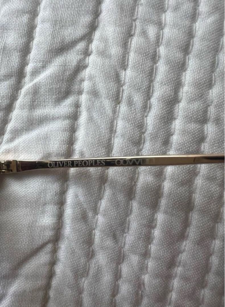 オリバーピープルズ　オーバル型メガネ ブラック