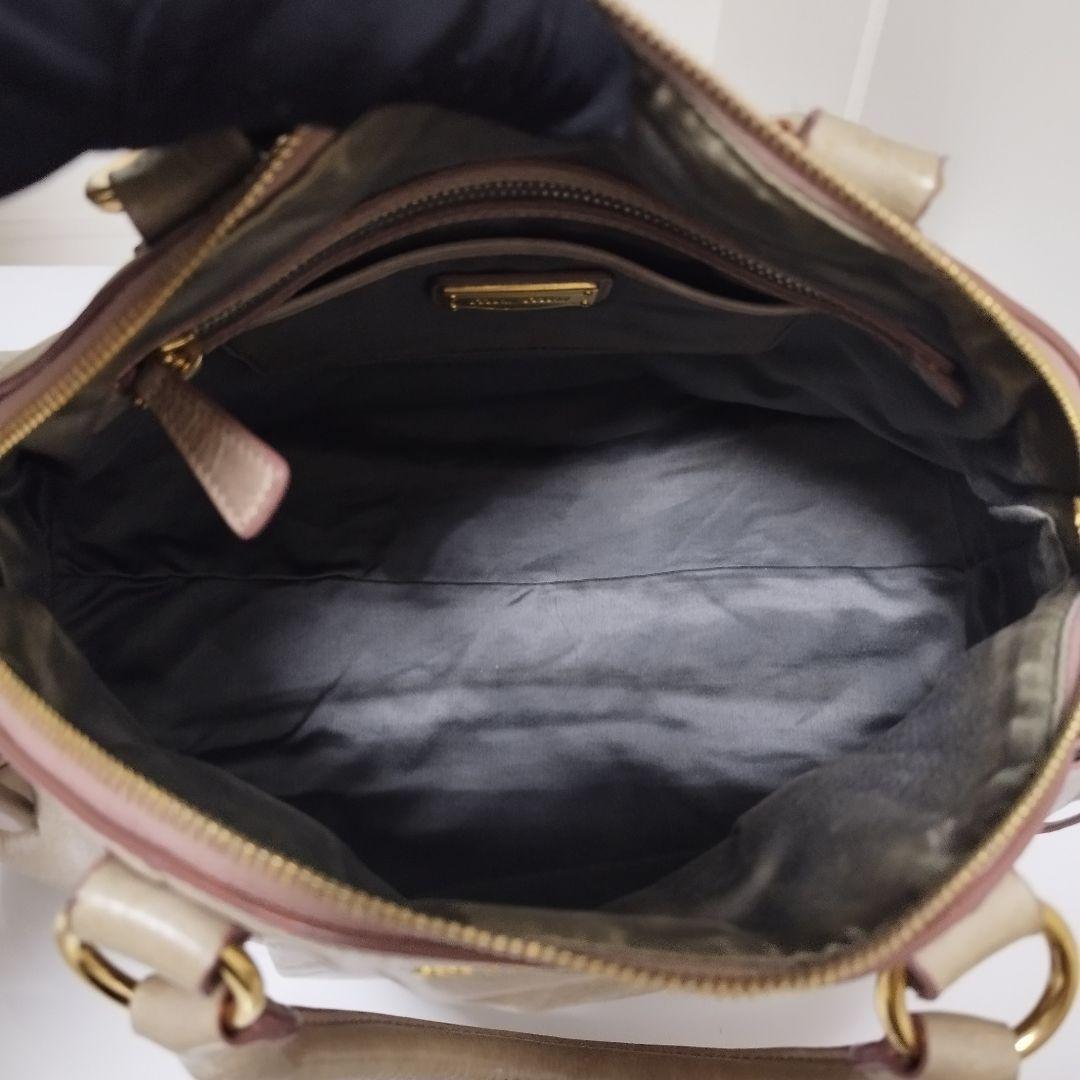 美品☆　MIUMIU　2way Archive vittelo lux