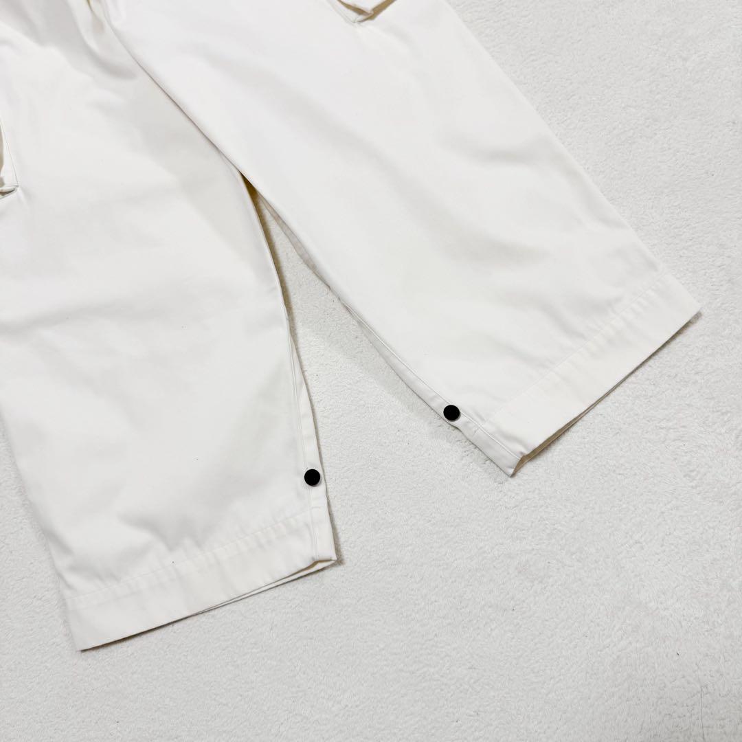 新品 フィルマム ポリエステル コットン ツイル ギャザー ミリタリー パンツ