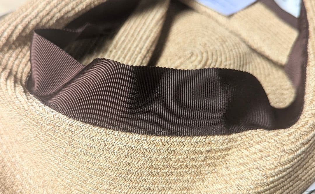 mature ha. マチュアーハ ベージュ ストローハット