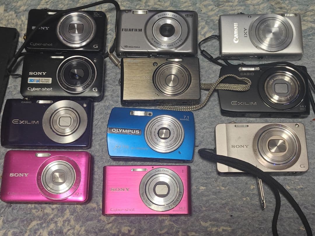 Sony Cybershot & Exilim コンパクトデジタルカメラセット