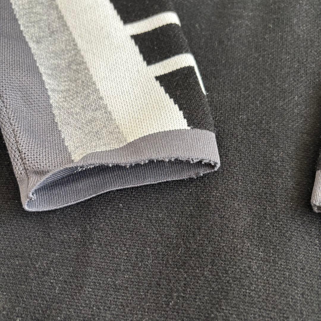 DESCENT GOLF ジップアップジャケット ブラック/グレー M