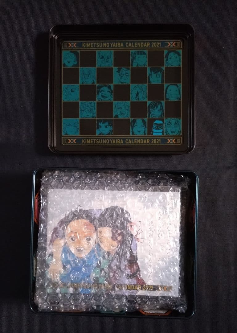 鬼滅の刃 コミックカレンダー 2021 特製缶入り日めくりカレンダー