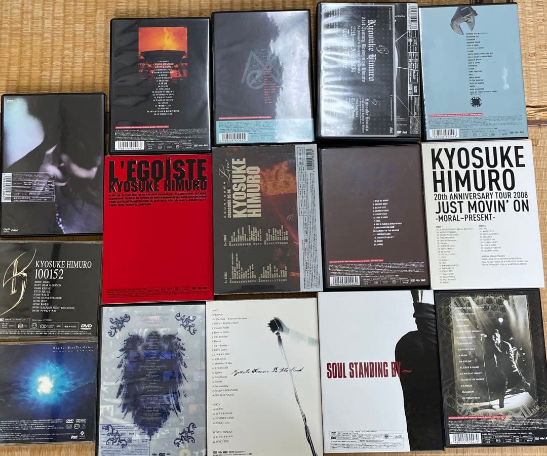 【新品級】氷室京介 DVD 15点 ★スタッフパス完備★ LASTGIGS銀テ付