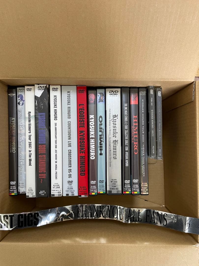 【新品級】氷室京介 DVD 15点 ★スタッフパス完備★ LASTGIGS銀テ付