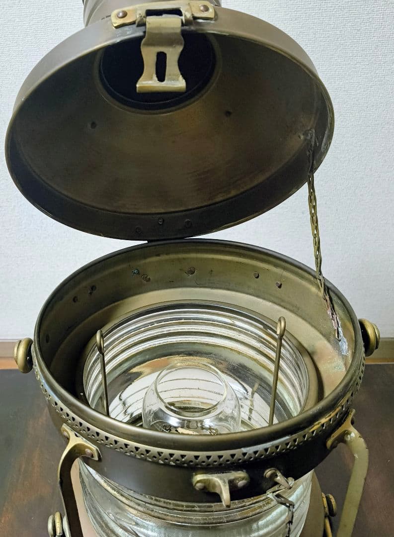 希少 アンティーク ANCHOR アンカー イギリス製 海上 ランタン 47cm