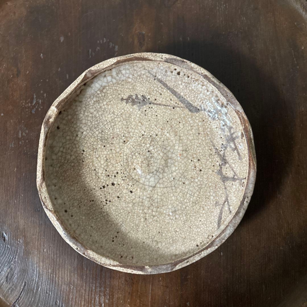 絵瀬戸小鉢 木箱付　志野　美濃　瀬戸　古美術　懐石　酒器　唐津　備前　李朝