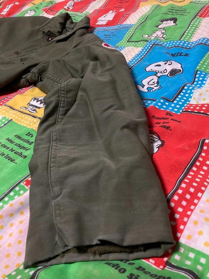 Masashius navy A-2 デッキジャケット コンマージッパー