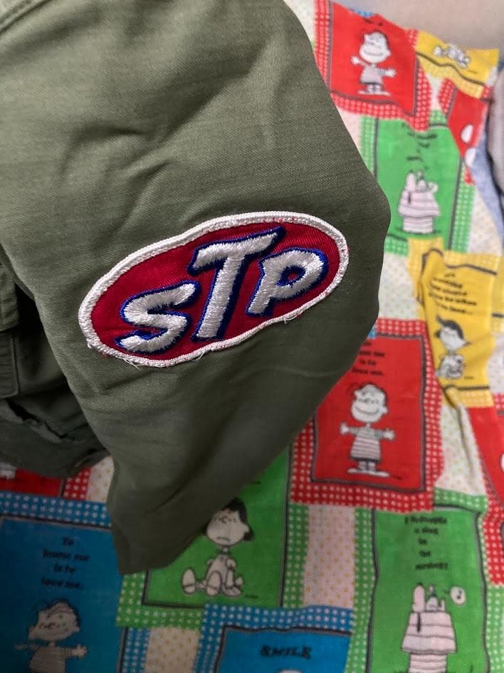 Masashius navy A-2 デッキジャケット コンマージッパー