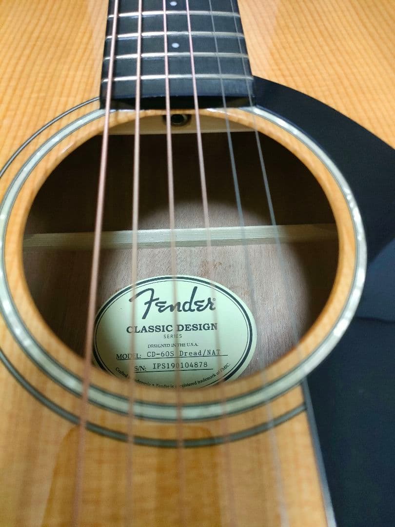 美品Fender cd-60s dread nat + SKBハードケース