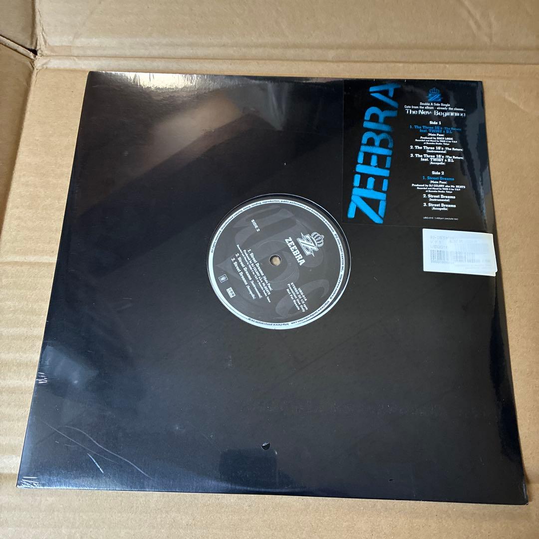 ZEEBRA Street Dreams レコード　未開封　日本語ラップ