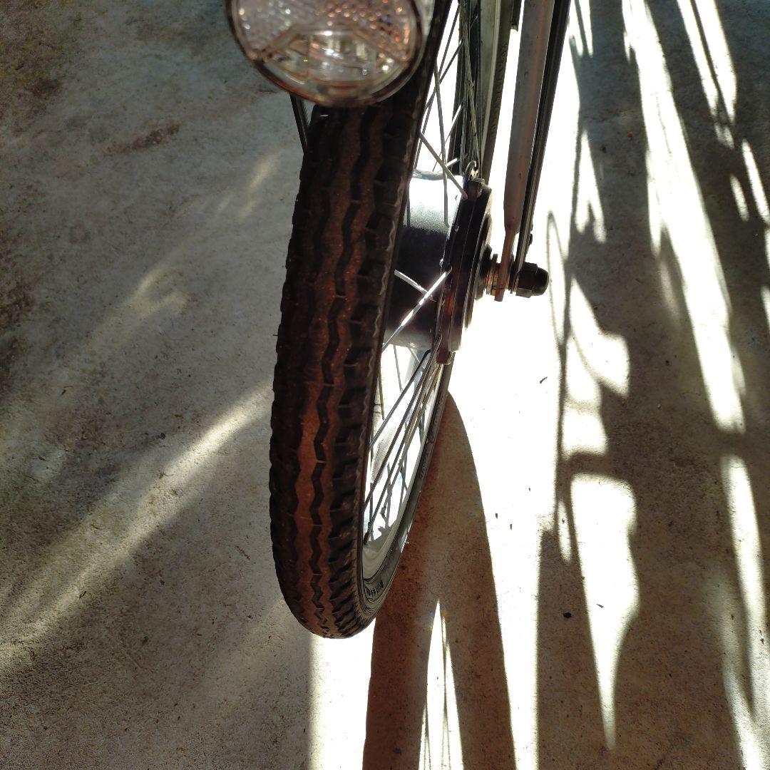 電動アシスト自転車 シティタイプ グレー