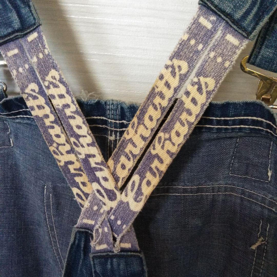 \"カーハート×ヘッドライト×フィンク\" トリプルネーム オーバーオール