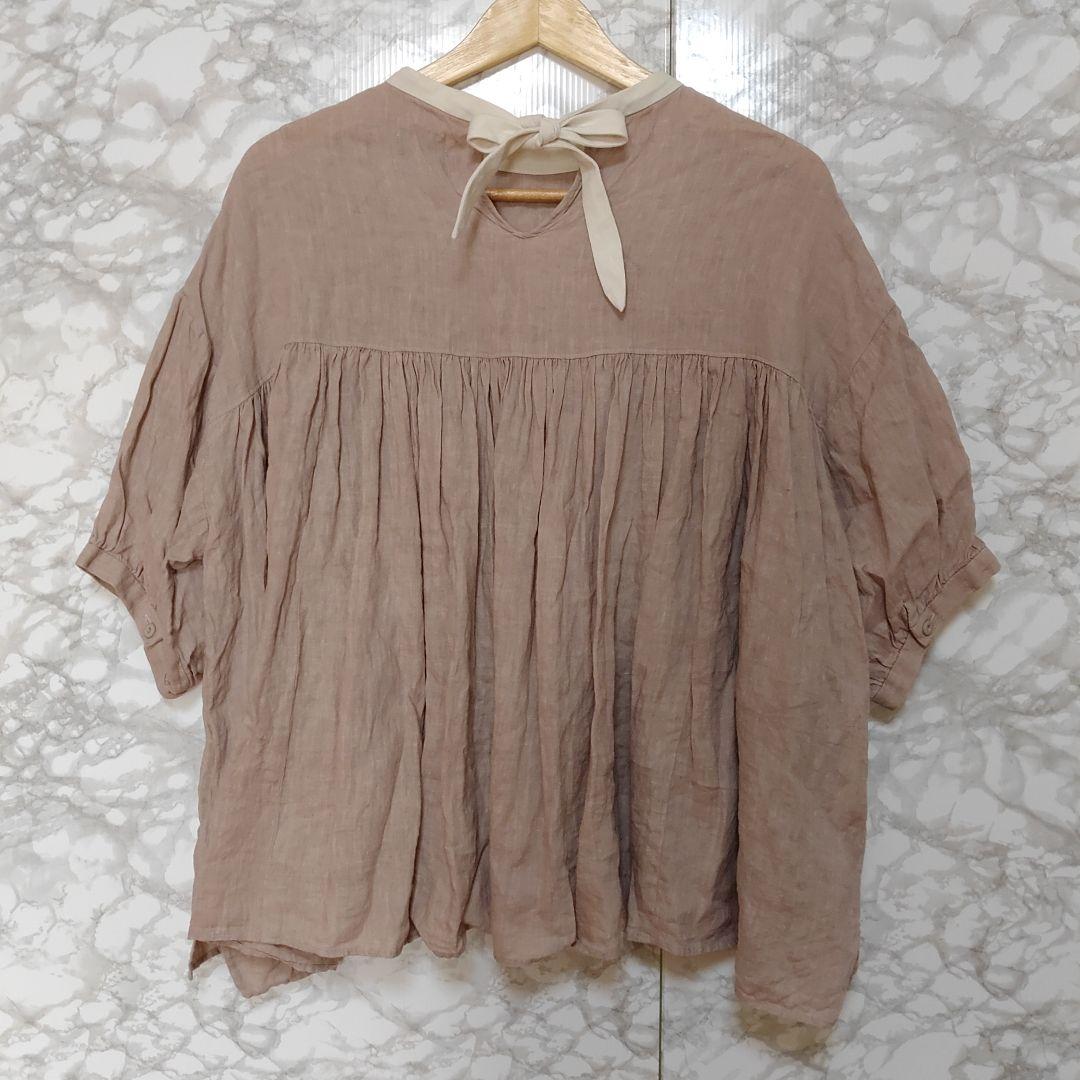 オオカミとフクロウ オオカミと 霞を漕ぐルビー\"五分袖\" ブラウス チュニック