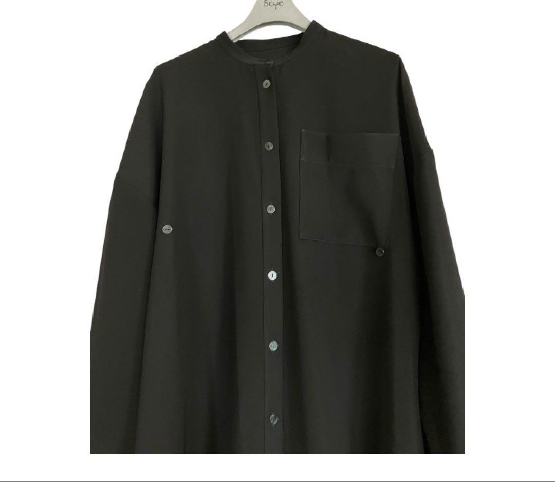 【完売品】ENFOLD MANY-STYLE OVER SHIRT ブラック