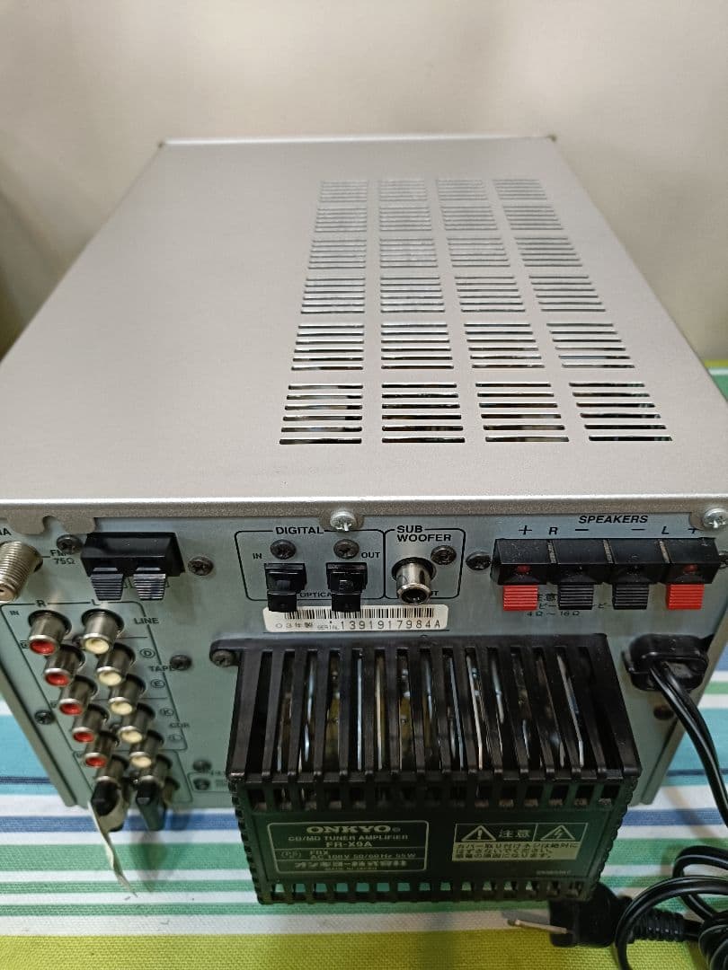 ONKYO FR-X9A CD,MD,FM/AM 整備済完動品 リモコン付