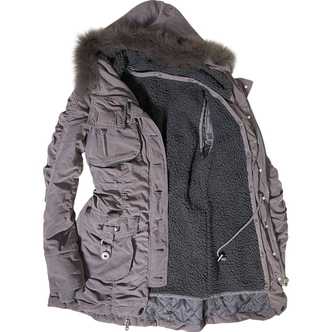 野*中様 激レア d.i.a. ギャル ミリタリーコート ファー・ボアライナー付