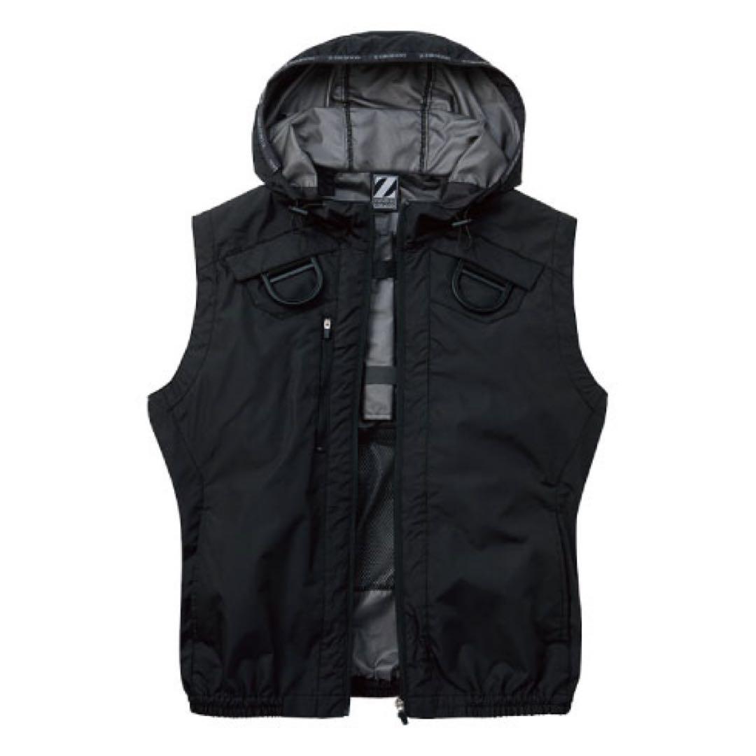 ブラック冷却ベスト バッテリー付き