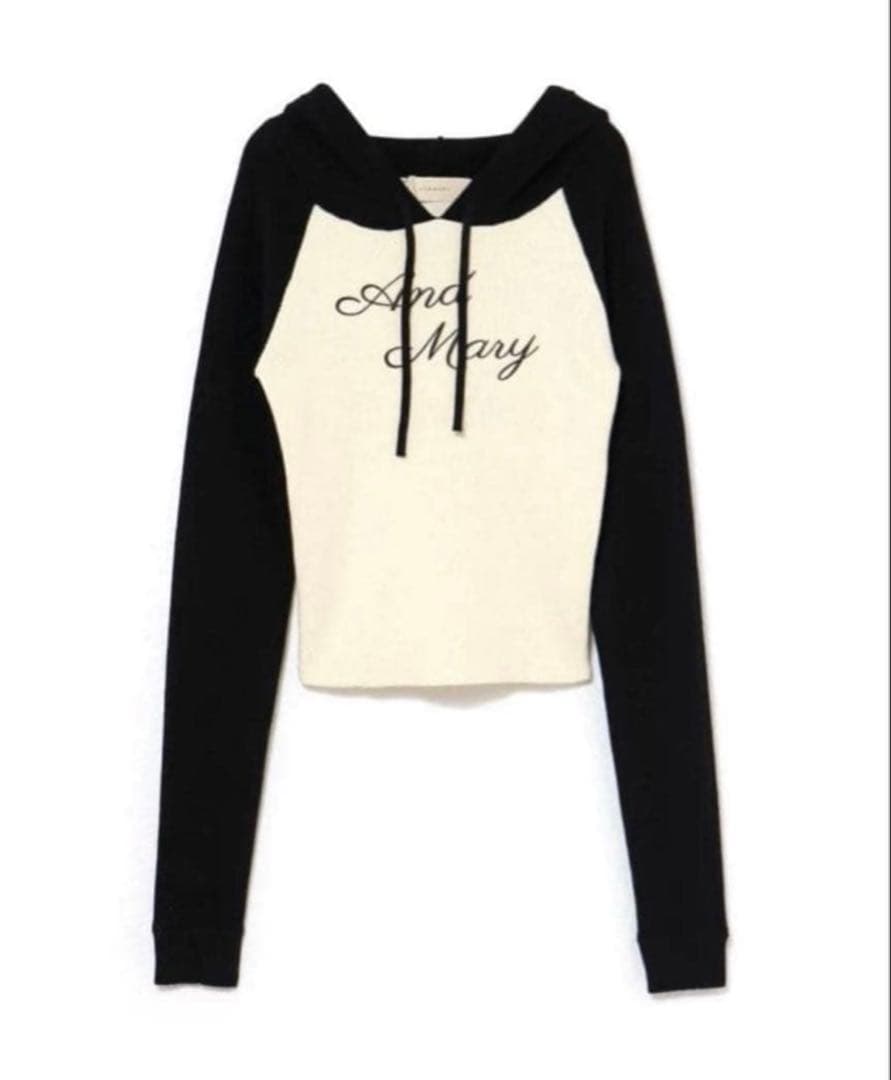 トップス andmary Letter mary logo tops
