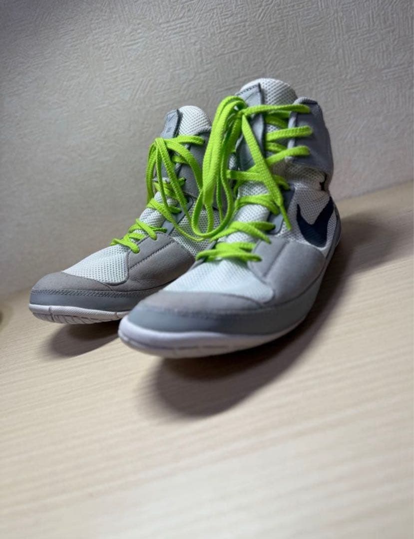 ナイキ　NIKE ボクシングシューズ レスリングシューズ　箱、紐付き　27cm