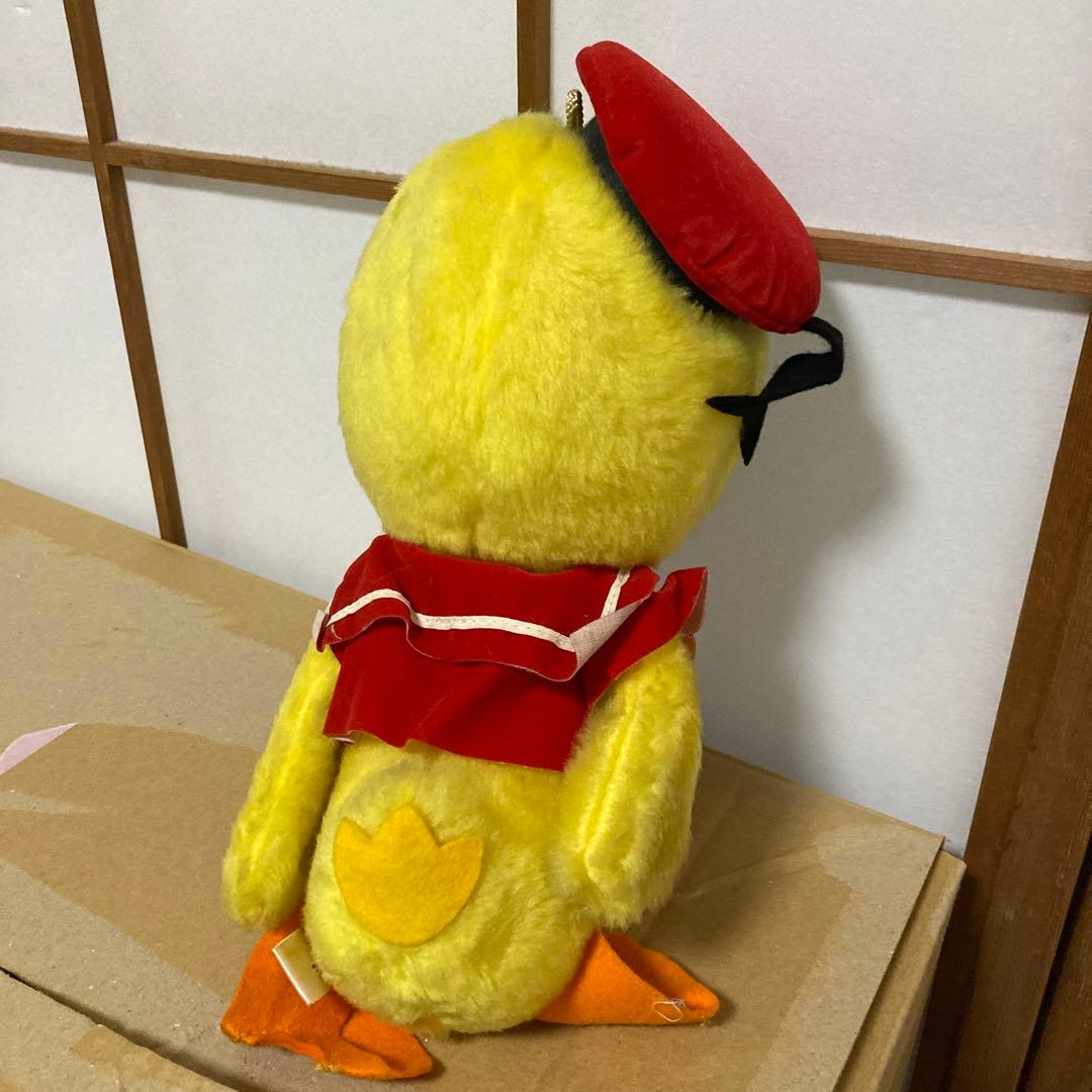 黄色いドナルドダック　ぬいぐるみ　レア