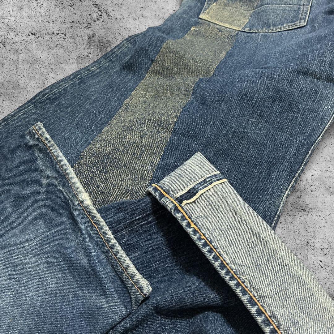 【ビッグカモメ】EVISU フェードデニム 日本製