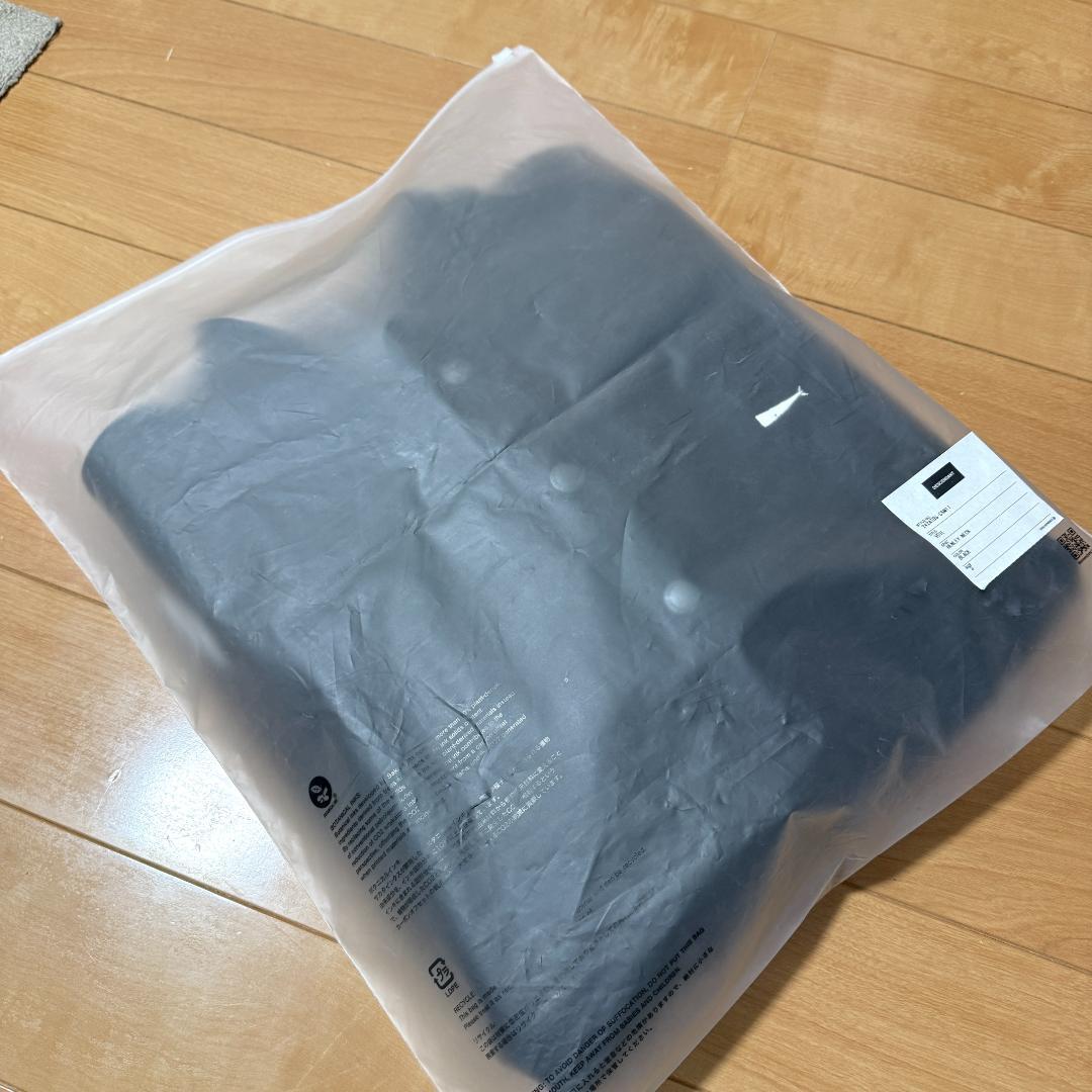 DESCENDANT VOIL HENLEY NECK ブラック 24AW