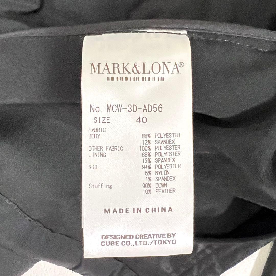 マークアンドロナ タグ付き ダウンジャケット アウター ゴルフ ブラック L