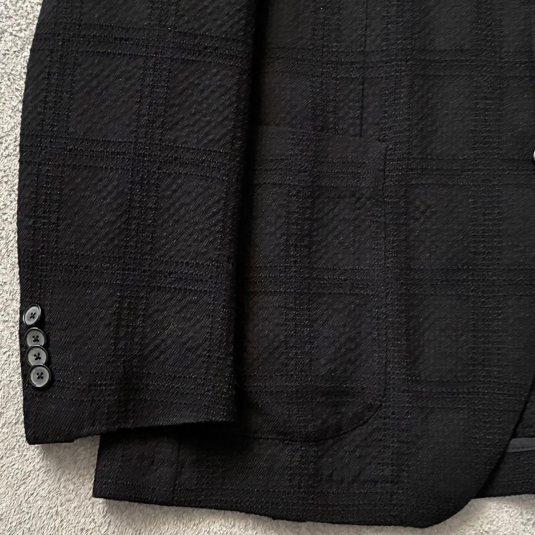 未使用級 TAGLIATORE テーラードジャケット DAKAR 黒 50