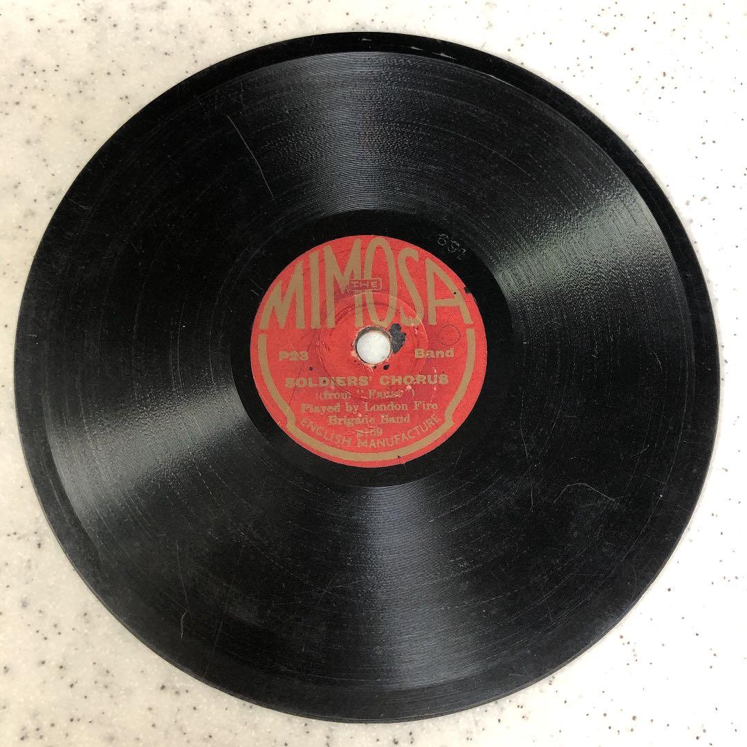 超稀少!! 英国製 ３枚セット 小型６インチ SPレコード