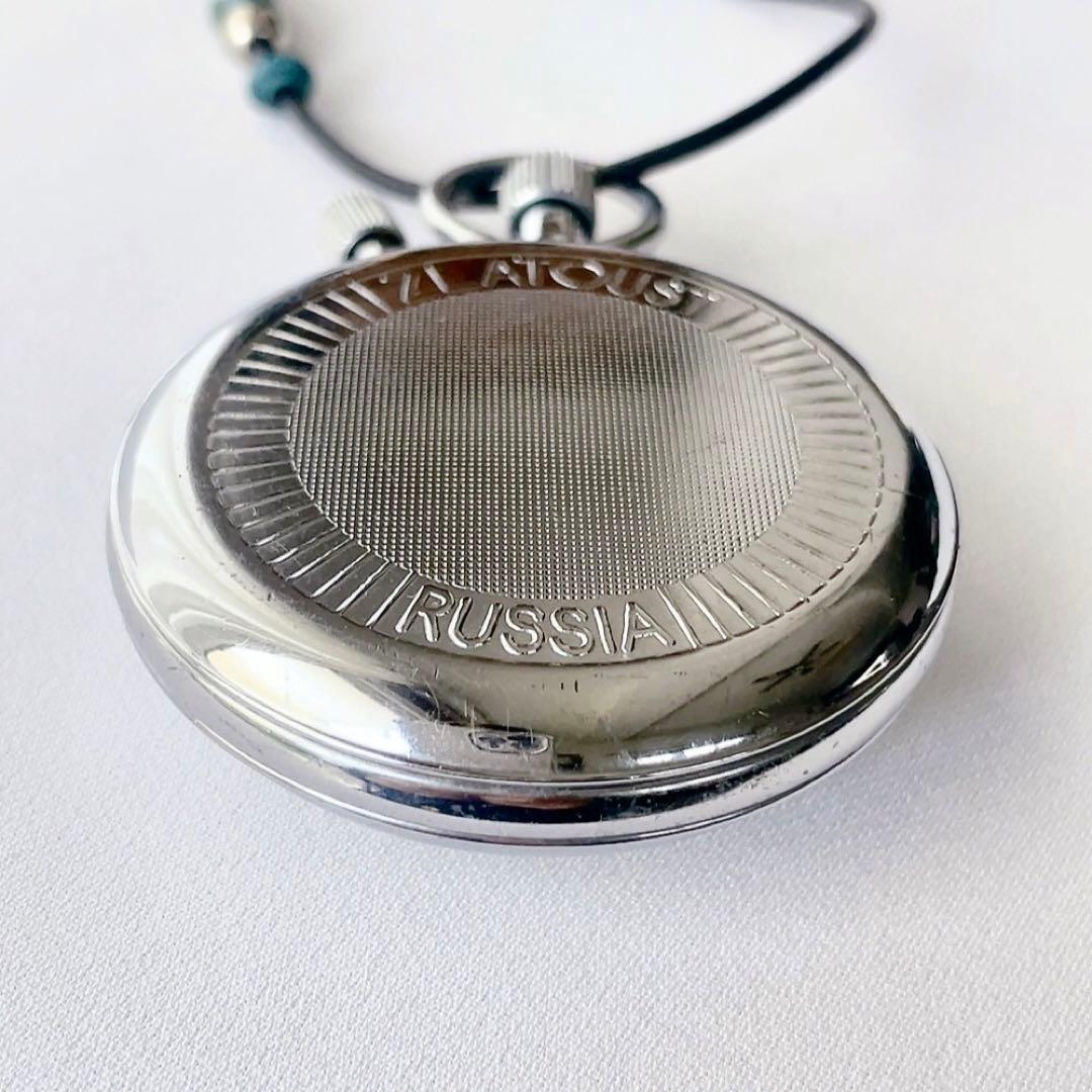 MADE IN RUSSIA Agat 16石　手巻き式ストップウォッチ　♪