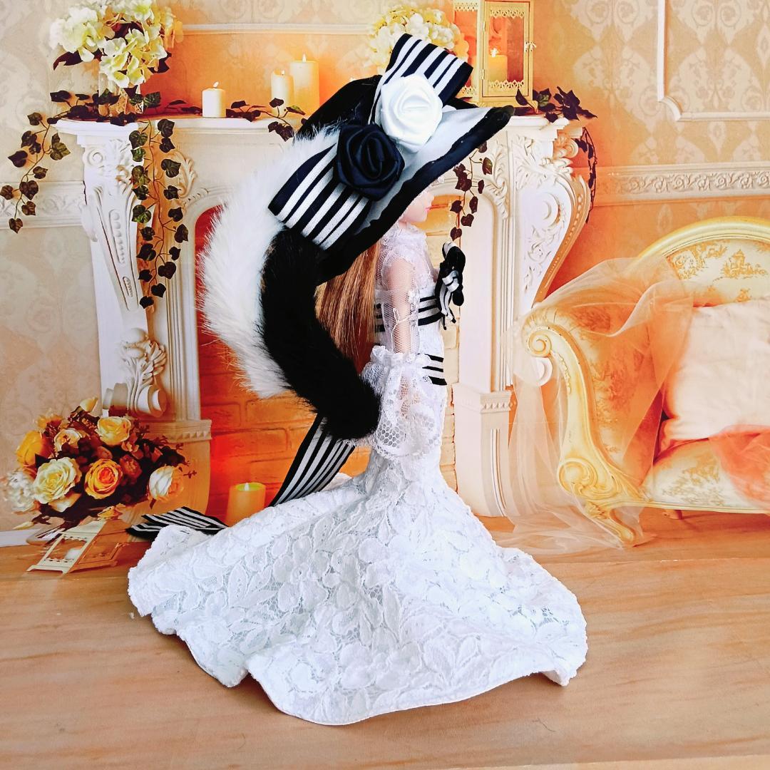 みい　リカちゃんサイズ　マーメイドライン　ドールドレス4点セット　2着分