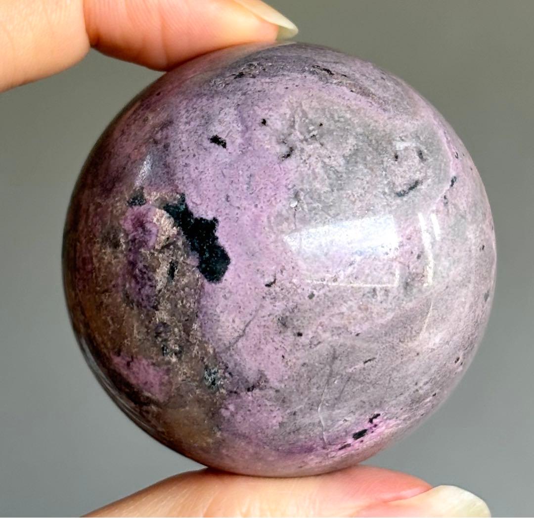 ririn☆様　レア　高品質　ブルー入り　ピンクコバルトカルサイト　スフィア