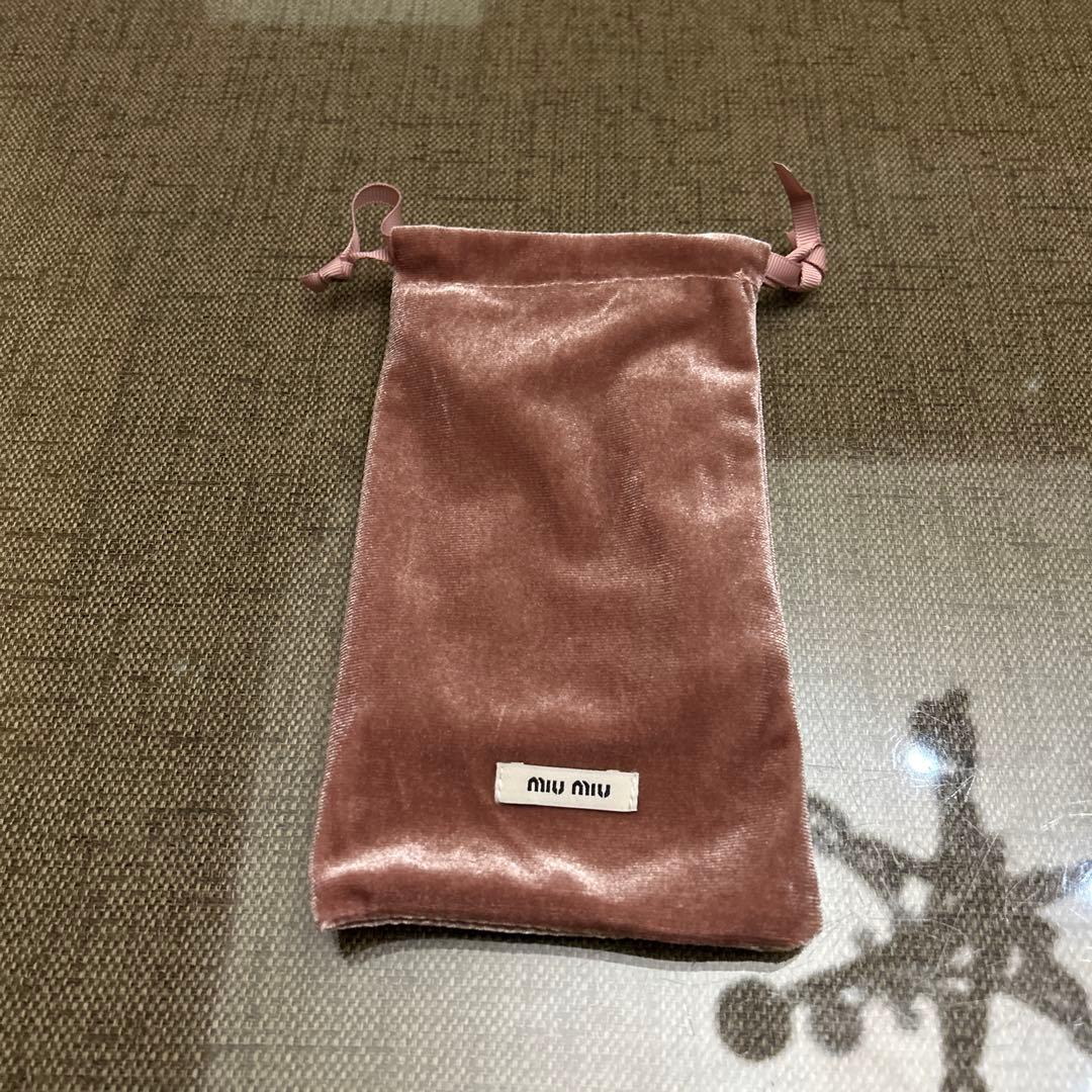 MIU MIU リムレス　リムレスメガネ　サングラス　ゴールド　ミュウミュウ