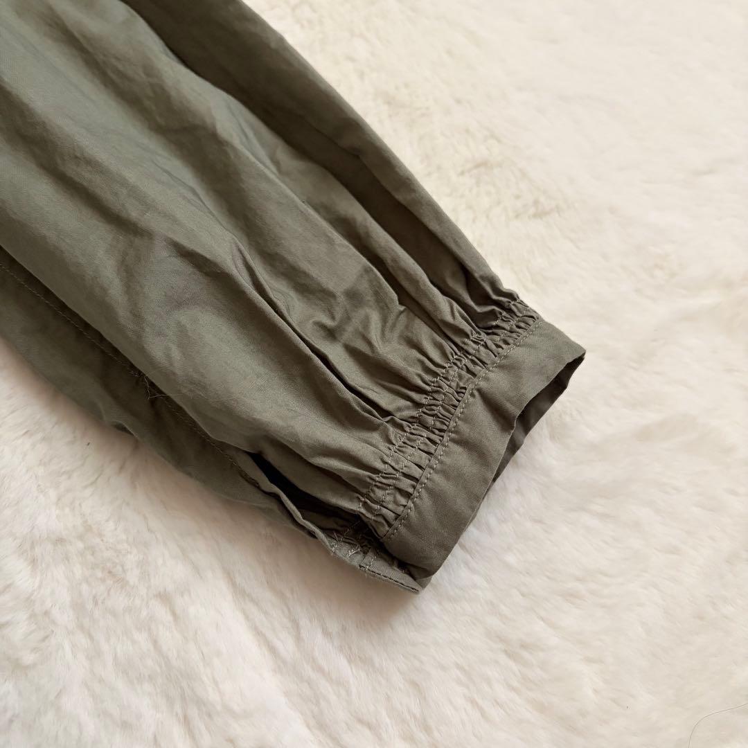 Veritecoeur ヴェリテクール　アンティークブラウス　カーキ　ギャザー