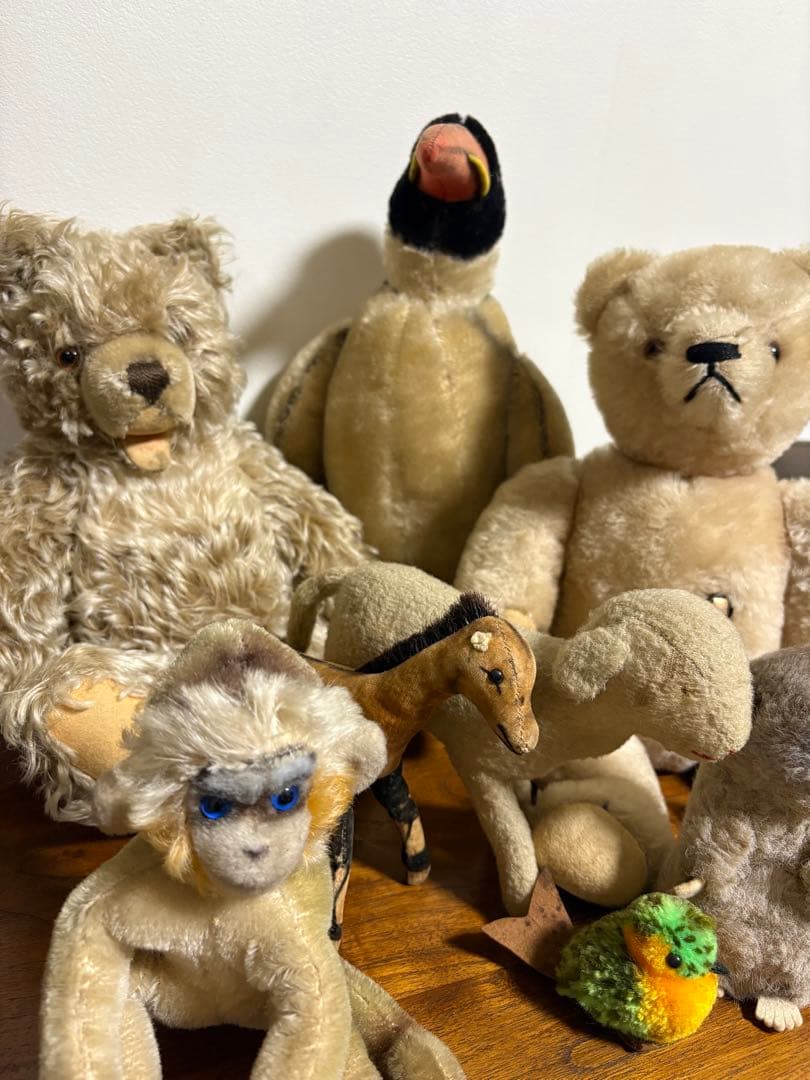 シュタイフ　グリズリー　アンティーク　ヴィンテージ　ぬいぐるみ　１０点まとめ売り