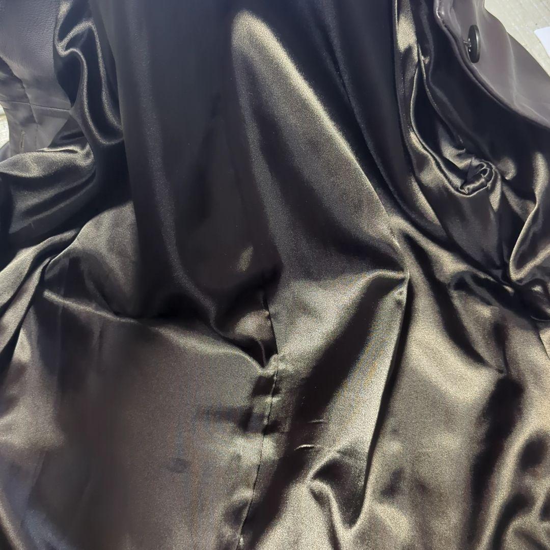 h*0様 BROOKS346 シャツアウター レザージャケット 薄手 柔らかい