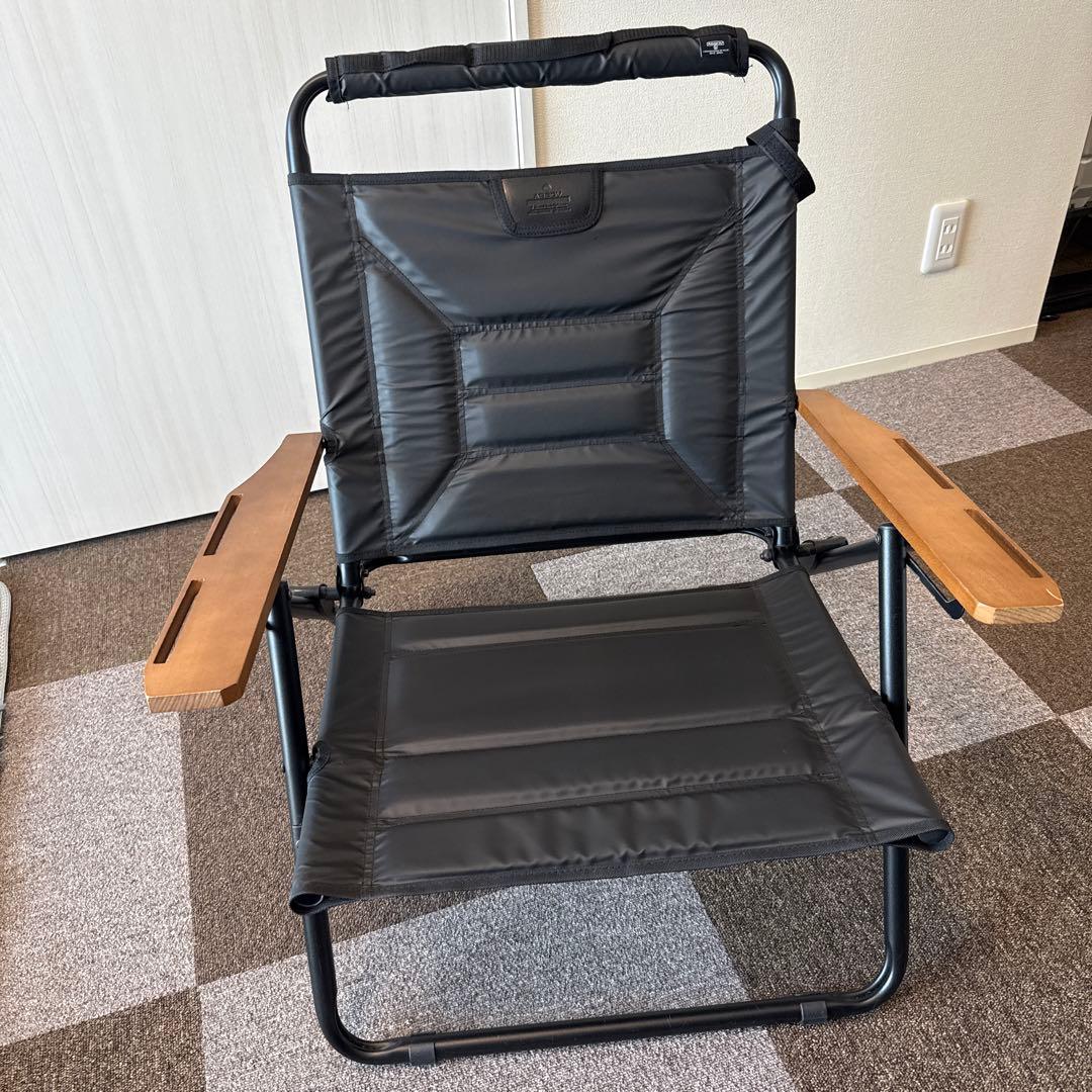 AS2OV アッソブアウトドアチェア ブラック