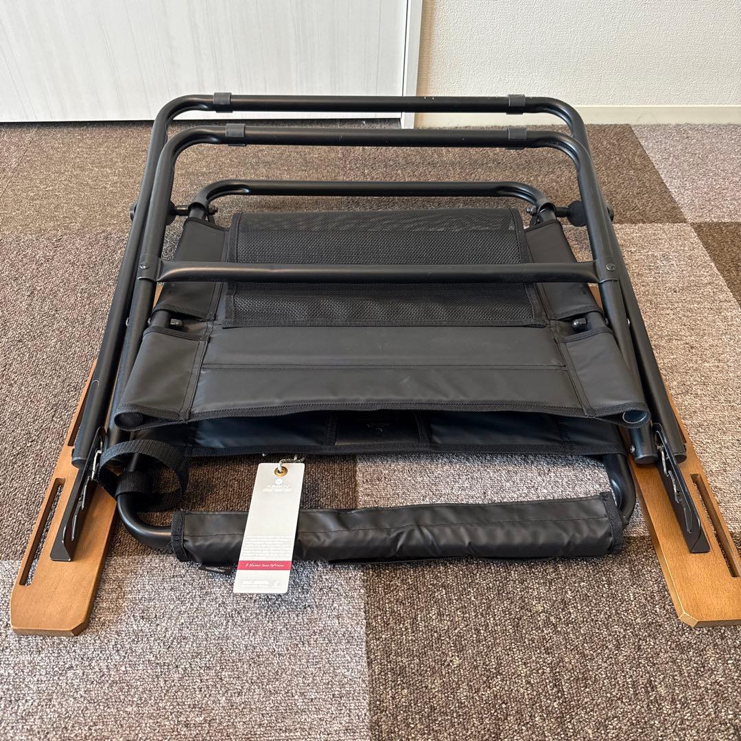 AS2OV アッソブアウトドアチェア ブラック