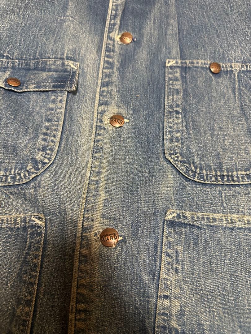 60’s MONTGOMERY WARD デニムカバーオール ヴィンテージ