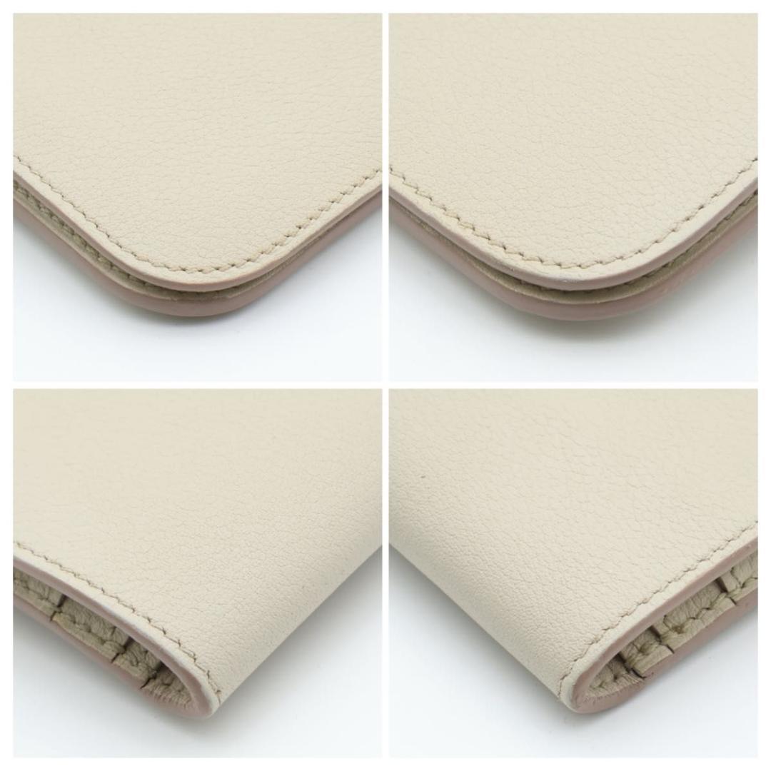 鑑定書付き【極美品】HERMES ドゴンロング　長財布　クリーム系　スイフト