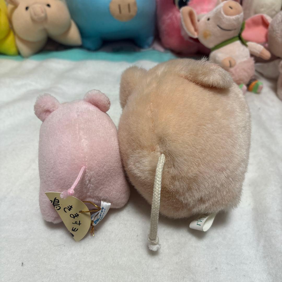 ブタ ぬいぐるみ＆マスコット 17こ まとめ売り バラ売り不可 中古品 ②